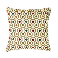 Dott Blue/Gold Pillow (Set of 2) - Ornate Home