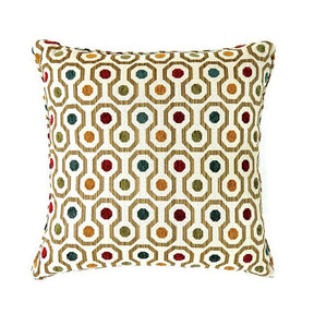 Dott Blue/Gold Pillow (Set of 2) - Ornate Home