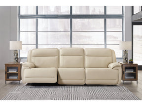 Double Deal Almond 3-Piece Power Reclining Sofa Sectional (Online Special Price) - Ornate Home