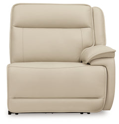 Double Deal Almond 4-Piece Reclining Sectional - Ornate Home