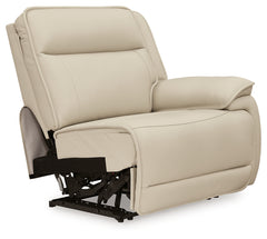 Double Deal Almond 4-Piece Reclining Sectional - Ornate Home