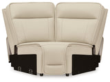 Double Deal Almond 6-Piece Reclining Sectional (Online Special Price) - Ornate Home
