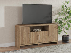 Dovander Brown Extra Large TV Stand - Ornate Home