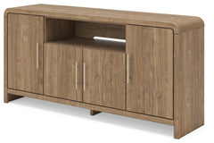 Dovander Brown Extra Large TV Stand - Ornate Home