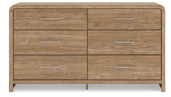 Dovander Warm Natural Brown Dresser - Ornate Home