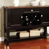 Dover Black/Cherry Server - Ornate Home