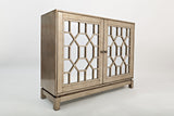 Casa Bella Vintage Silver 50 Mirrored Console