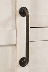 Madison County Vintage White/Barnwood Door Chest