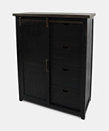 Madison County Vintage Black Door Chest