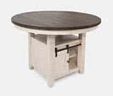 Madison County Vintage White Round Dining Dining Table