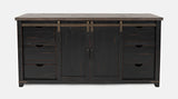 Madison County Vintage Black 70 Barn Door Server