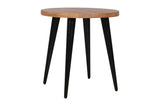 Prelude Suede Round End Table