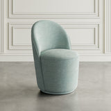Landon Blue Swivel Dining Chair (Set of 2)