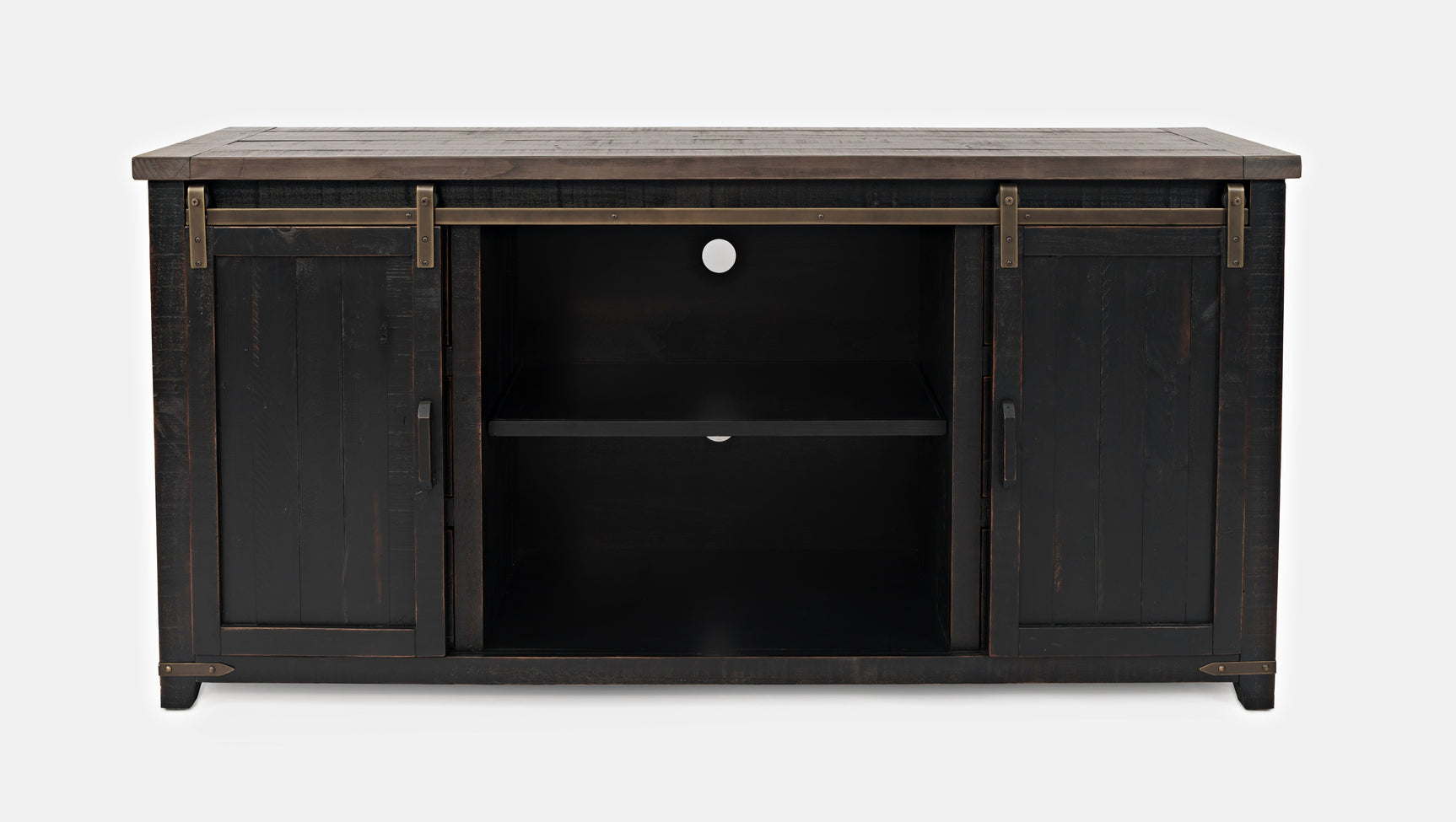 Madison County Vintage Black 70 Barn Door Server
