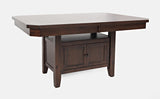 Manchester Merlot Rect. High/Low Ext Dining Table