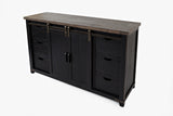 Madison County Vintage Black 60 Barn Door Server