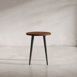 Prelude Walnut Round End Table