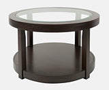 Urban Icon Merlot Round Castered Cocktail Table