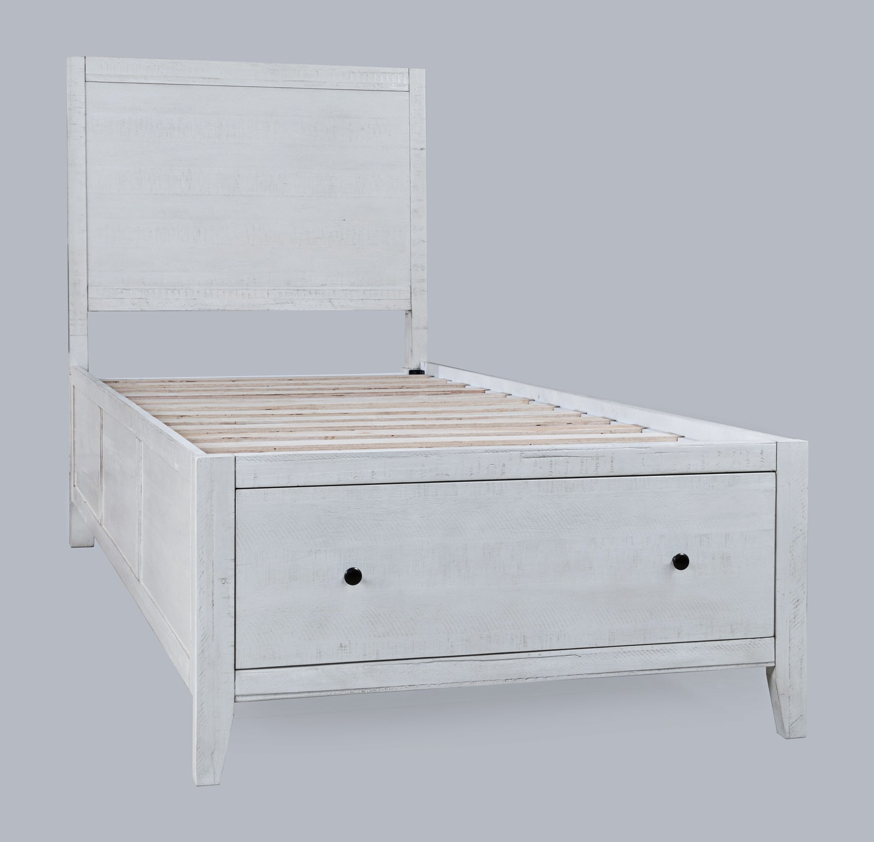 Maxton Ivory Twin Storage Bed