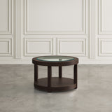 Urban Icon Merlot Round Castered Cocktail Table
