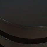 Brix Espresso Round End Table
