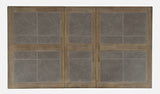 Prescott Park Weathered Oak Dining Table w/ Storage Base