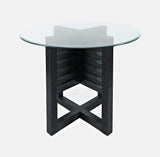 Altamonte Dark Charcoal Round Counter Dining Table