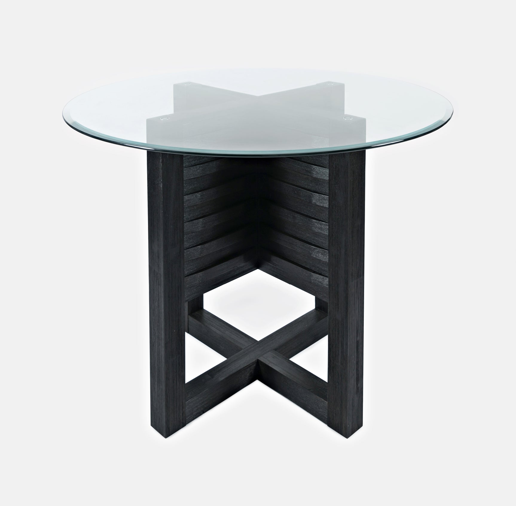 Altamonte Dark Charcoal Round Counter Dining Table