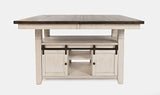 Madison County Vintage White High/Low Ext Dining Table
