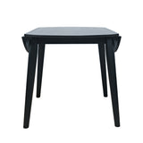 Percy Black Drop Leaf Dining Table