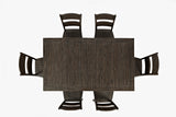 Madison County Barnwood High/Low Dining Table w/ 6 Stools