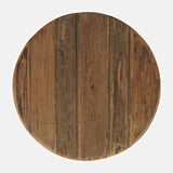 Reclamation Rustic Brown Round End Table