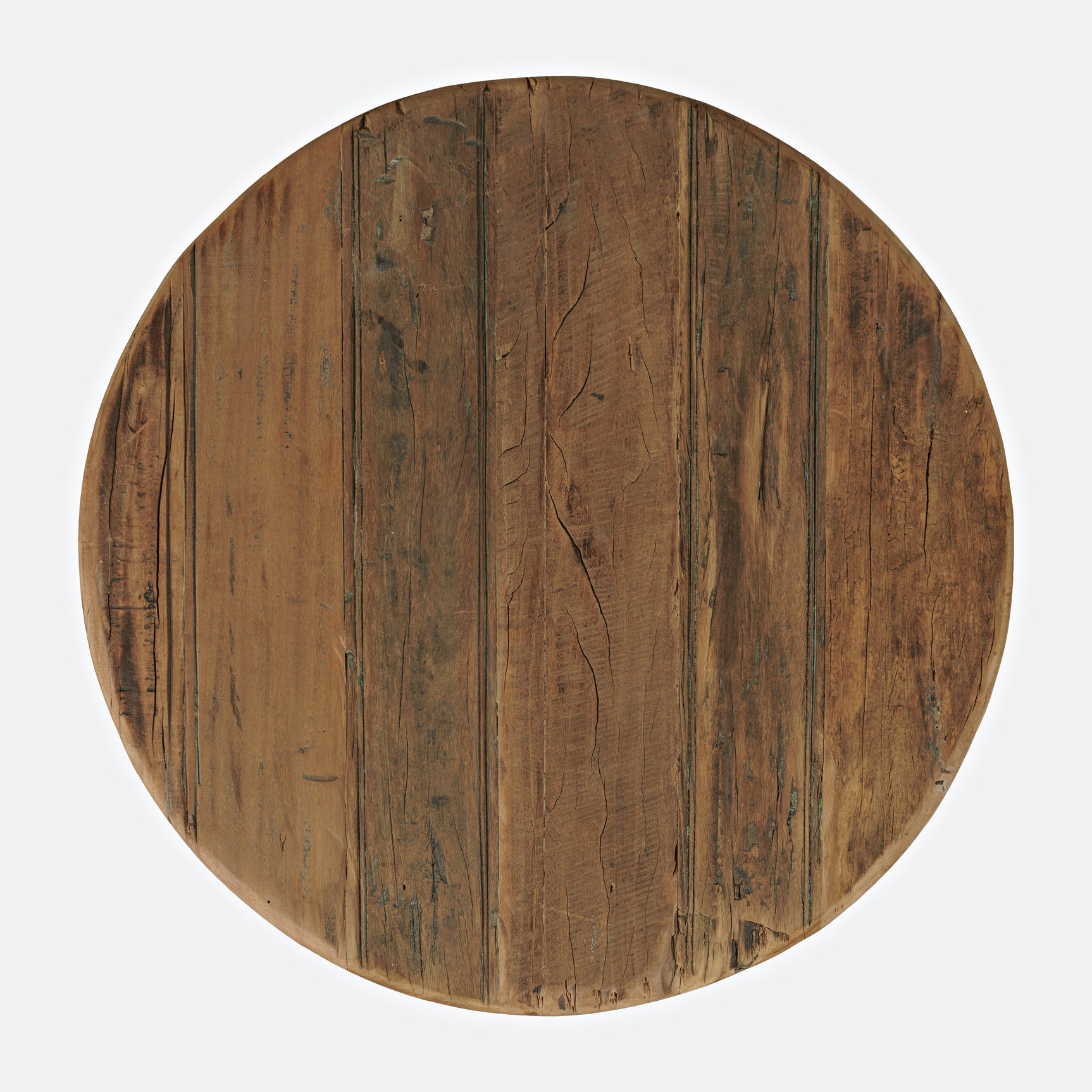 Reclamation Rustic Brown Round End Table