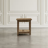 Reclamation Rustic Brown Square End Table