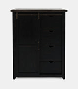Madison County Vintage Black Door Chest