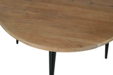 Prelude Suede Round Dining Table