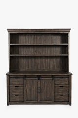Madison County Barnwood 70 Barndoor Hutch Server