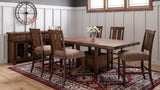 Mission Viejo Brown High/Low Ext Dining Table w/ 6 Stools