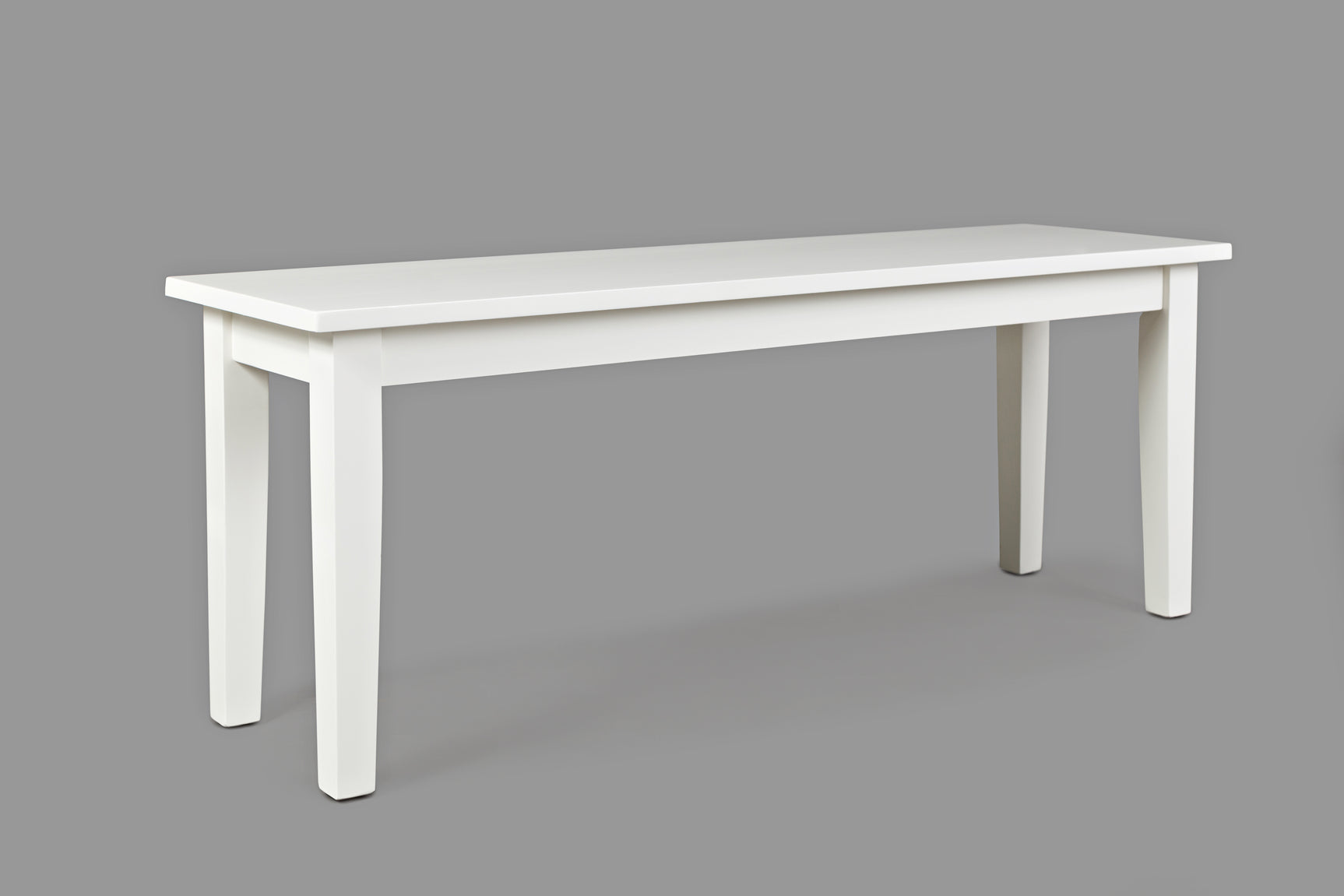 Simplicity Paperwhite Rect. Dining Dining Table w/ 4 X-Back Chairs, Bench