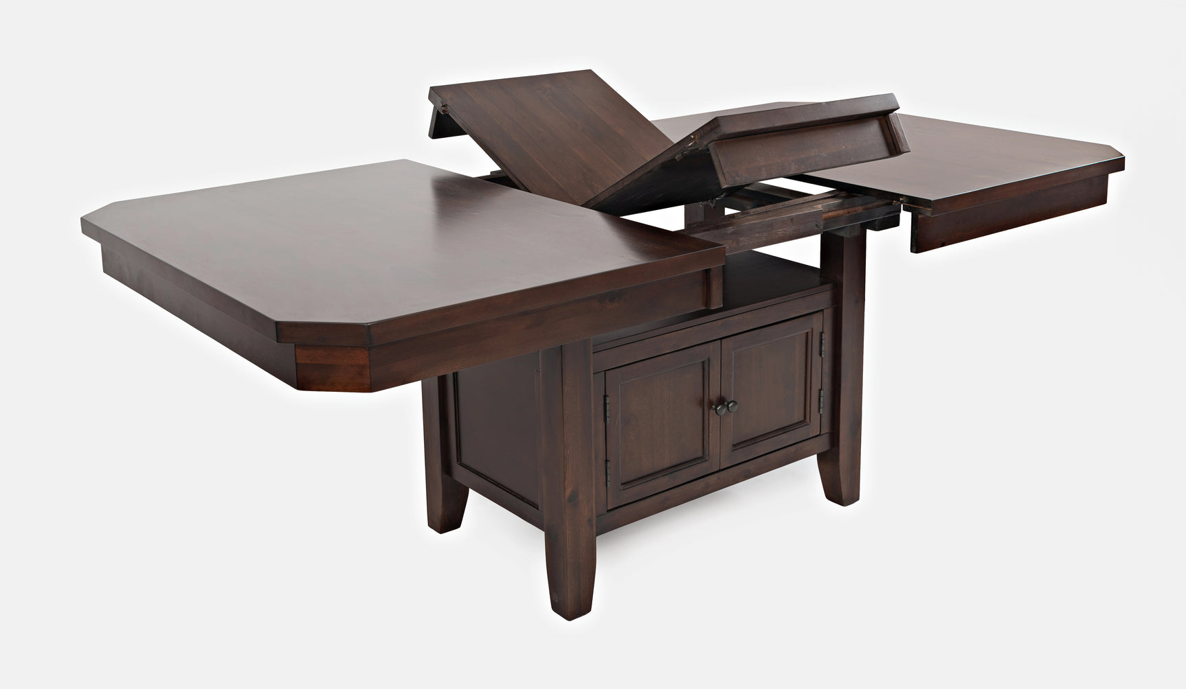 Manchester Merlot Rect. High/Low Ext Dining Table