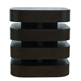 Brix Espresso Square End Table