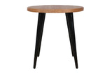 Prelude Suede Round End Table