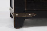Madison County Vintage Black 32 Barn Door Accent Cabinet