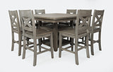 Outer Banks Driftwood High/Low Dining Table w/ 4 Stools
