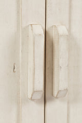 Madison County Vintage White 60 Barn Door Server