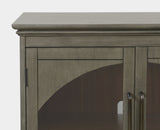 Archdale Grey Four Door Accent Cabinet