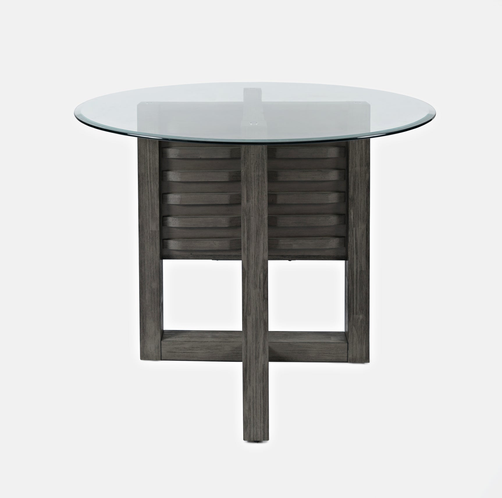 Altamonte Brushed Grey Round Counter Dining Table