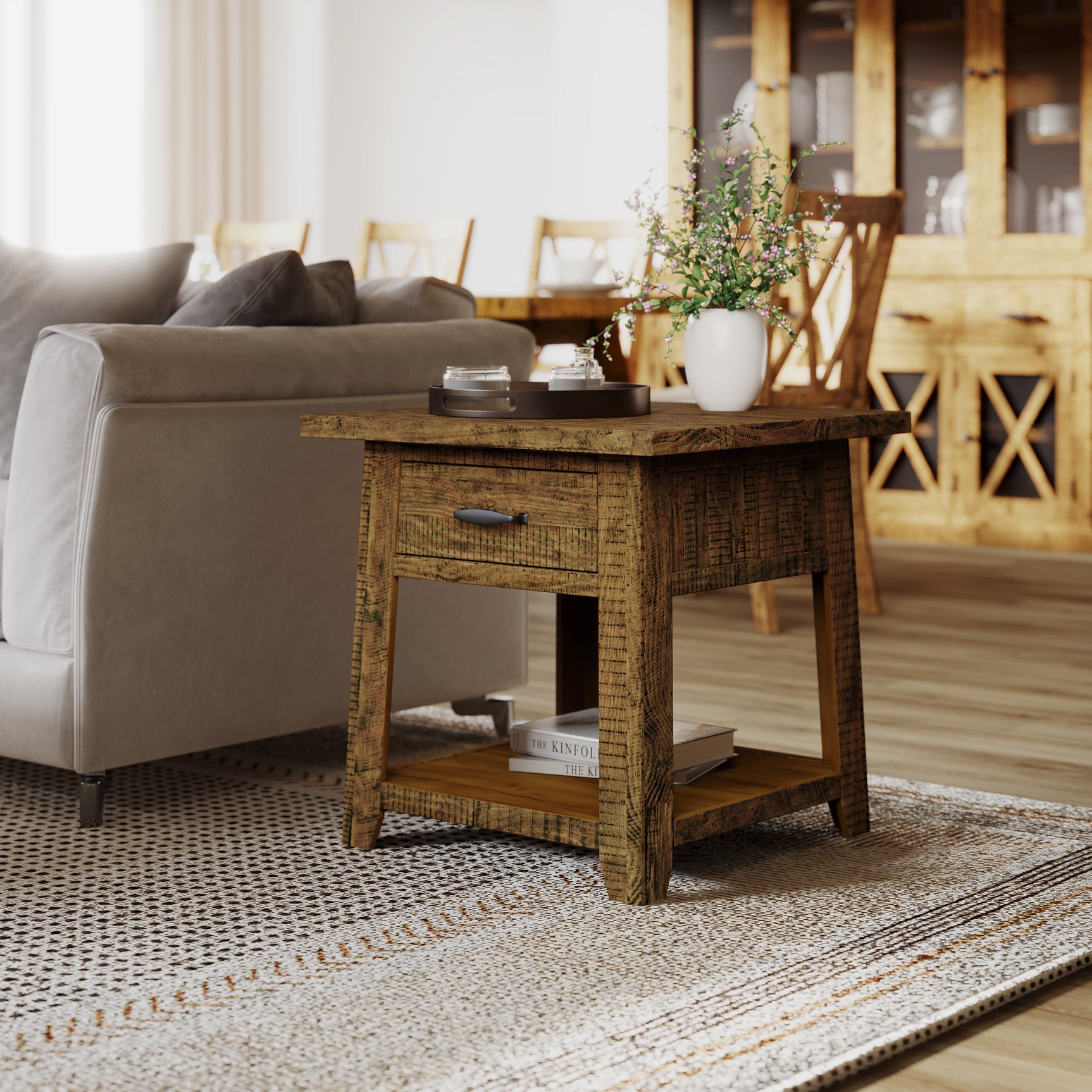 Telluride Gold End Table