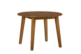 Simplicity Honey Round Dropleaf Table