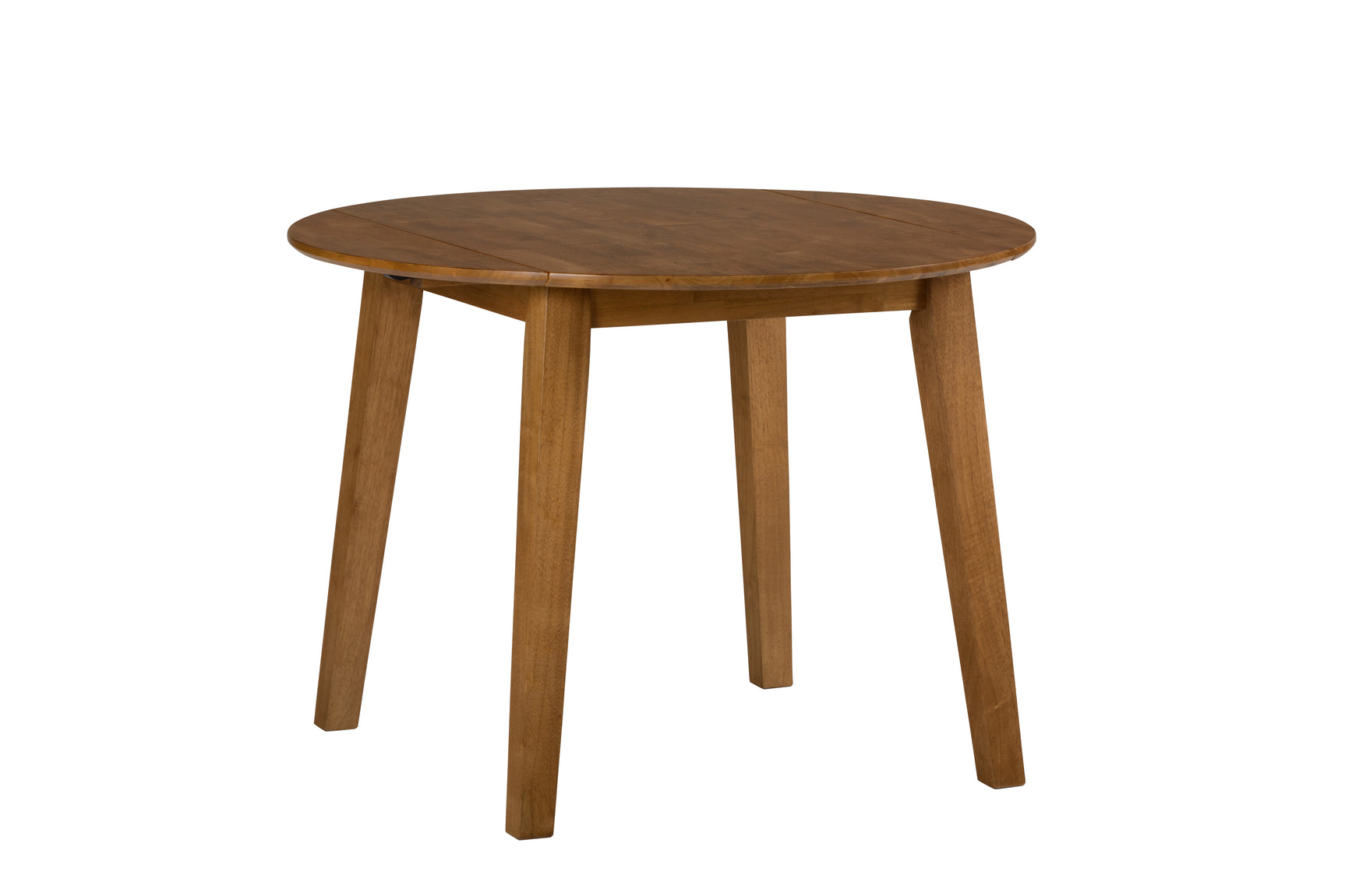 Simplicity Honey Round Dropleaf Table